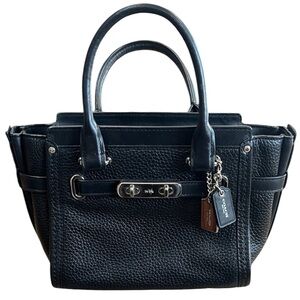 Coach Black Leather bag includes crossbody strap- NWOT